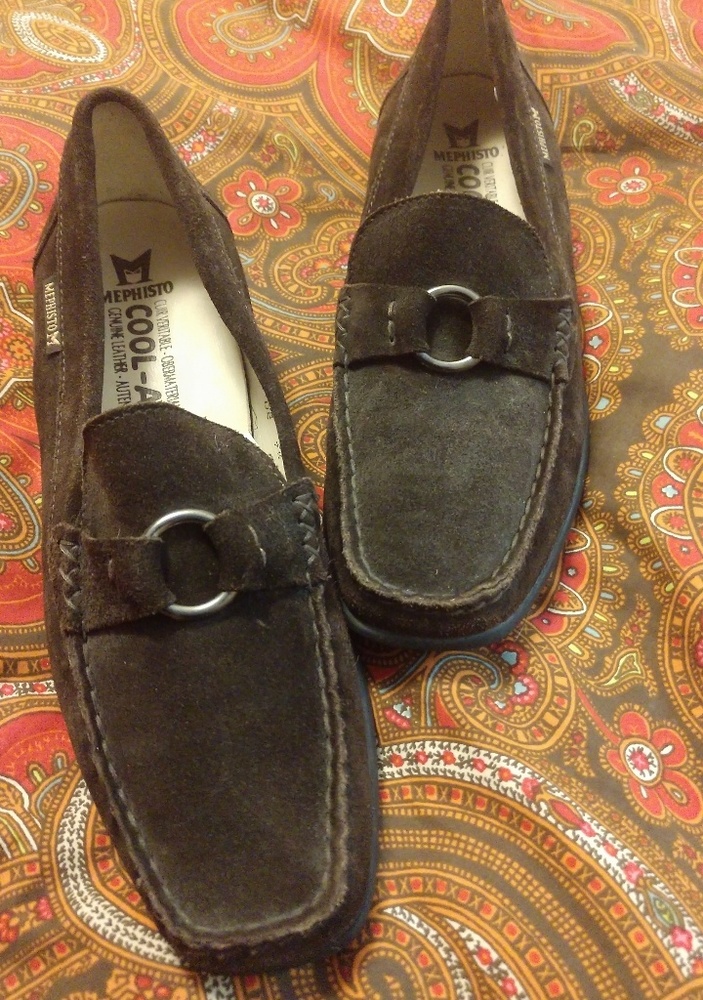 NEW Mephisto Brown Leather Loafers